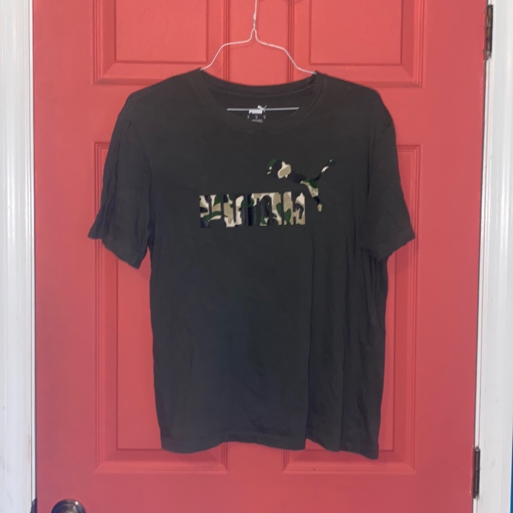 Puma Army Green T-shirt With Cano Logo (Mens Medium)